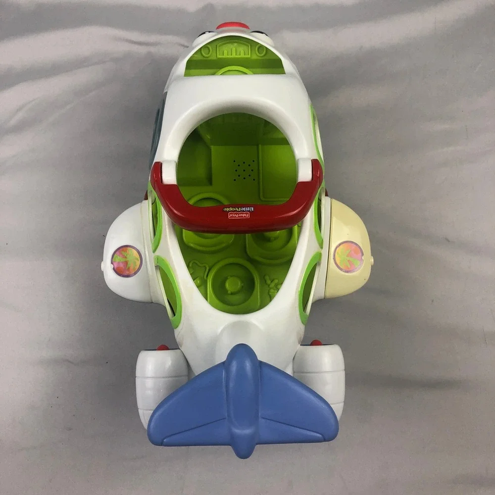 Fisher-Price Little People Lil Movers Airplane Sound Works Toy Jet, No People